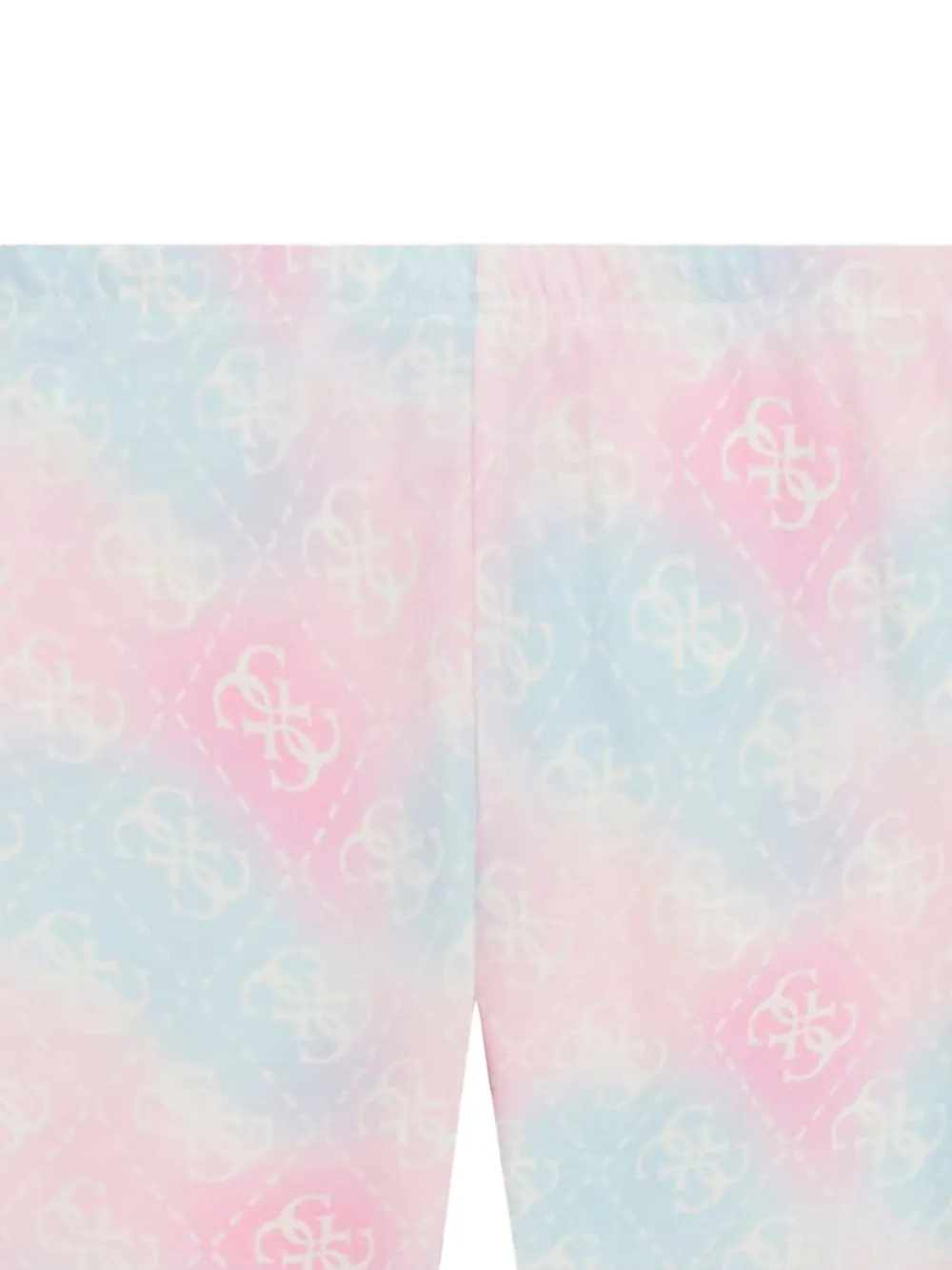 guess kids logo-print tie-dye leggings Roze