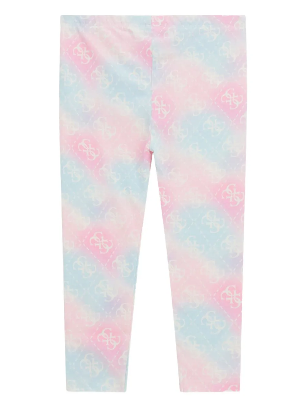 guess kids logo-print tie-dye leggings Roze