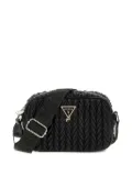 guess kids braided-pattern shoulder bag - Black