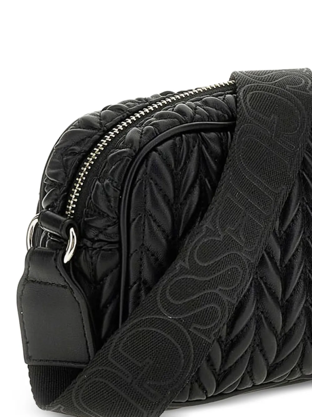 guess kids Schoudertas met gevlochten patroon Zwart