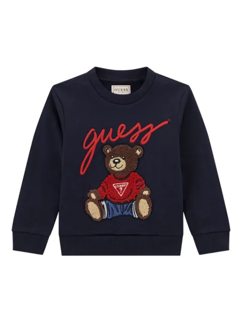guess kids teddy-logo sweatshirt
