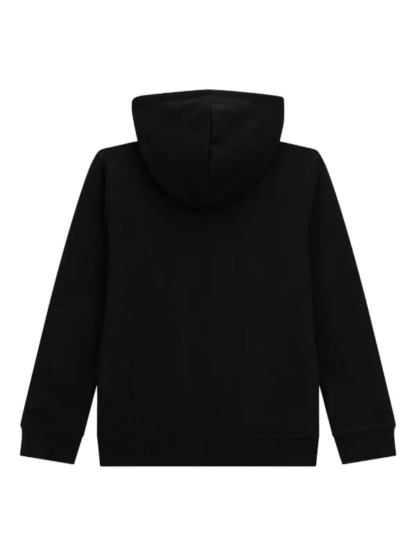 Guess Kids トライアングルロゴ パーカー | ブラック | FARFETCH JP