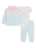 guess kids logo-embellished tracksuit set - Blue