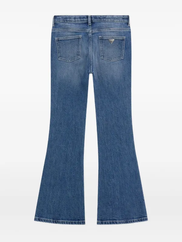 Guess Kids Embellished Flared Jeans Blue FARFETCH PH