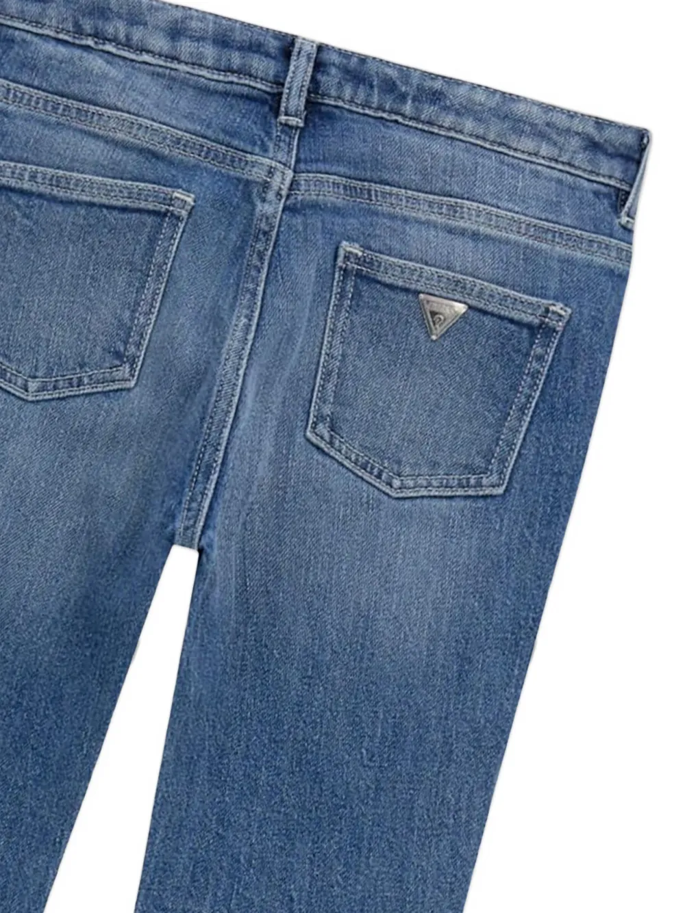guess kids Verfraaide flared jeans Blauw