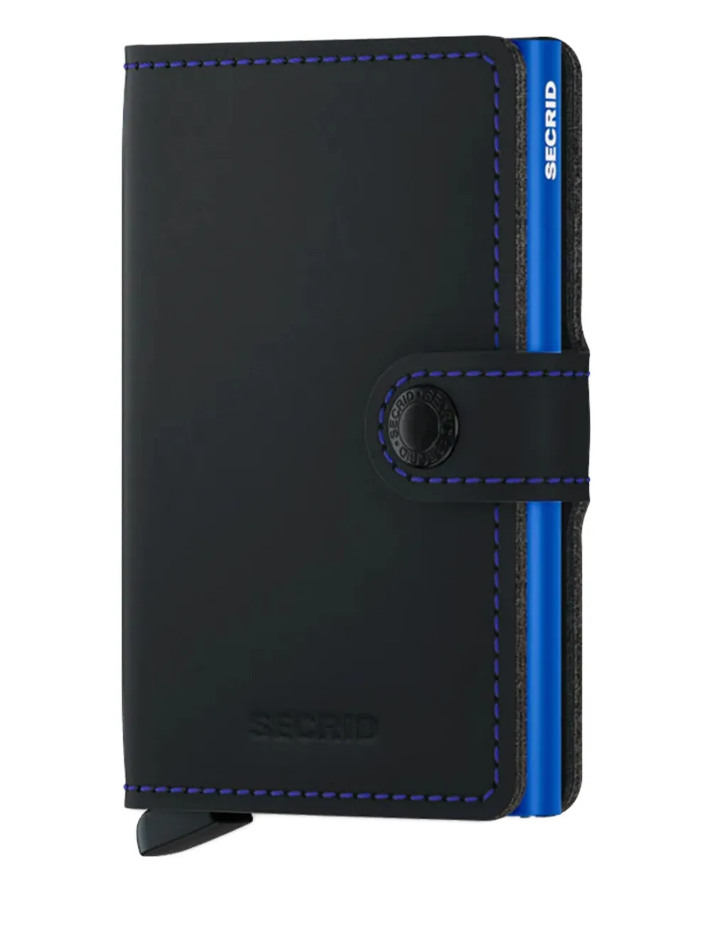 Secrid Leather Mini Wallet In Black