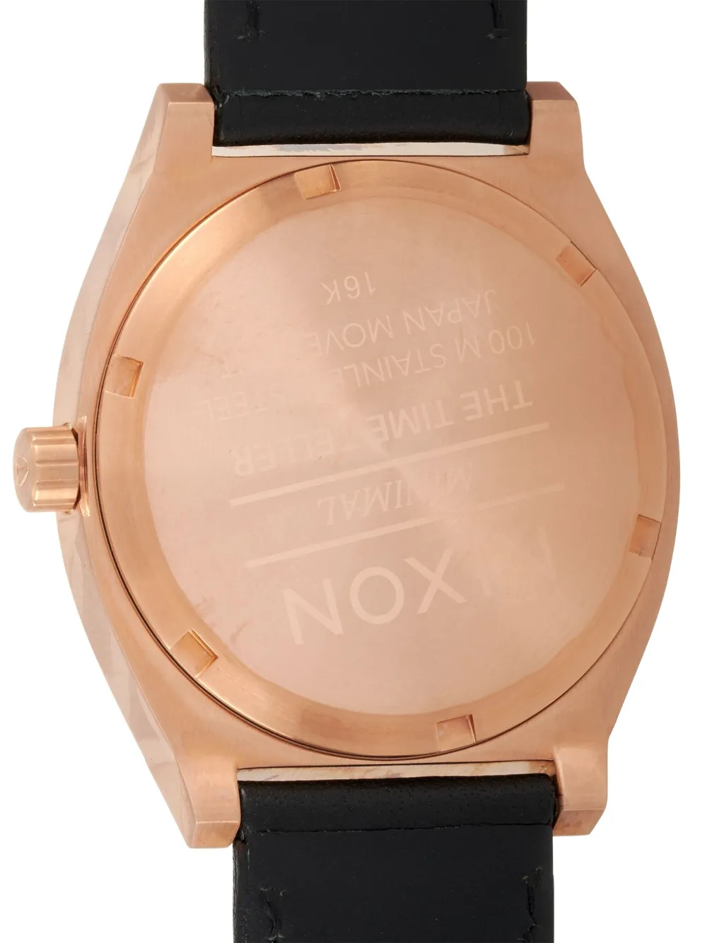 Pre-owned Nixon Time Teller 37mm In Pink