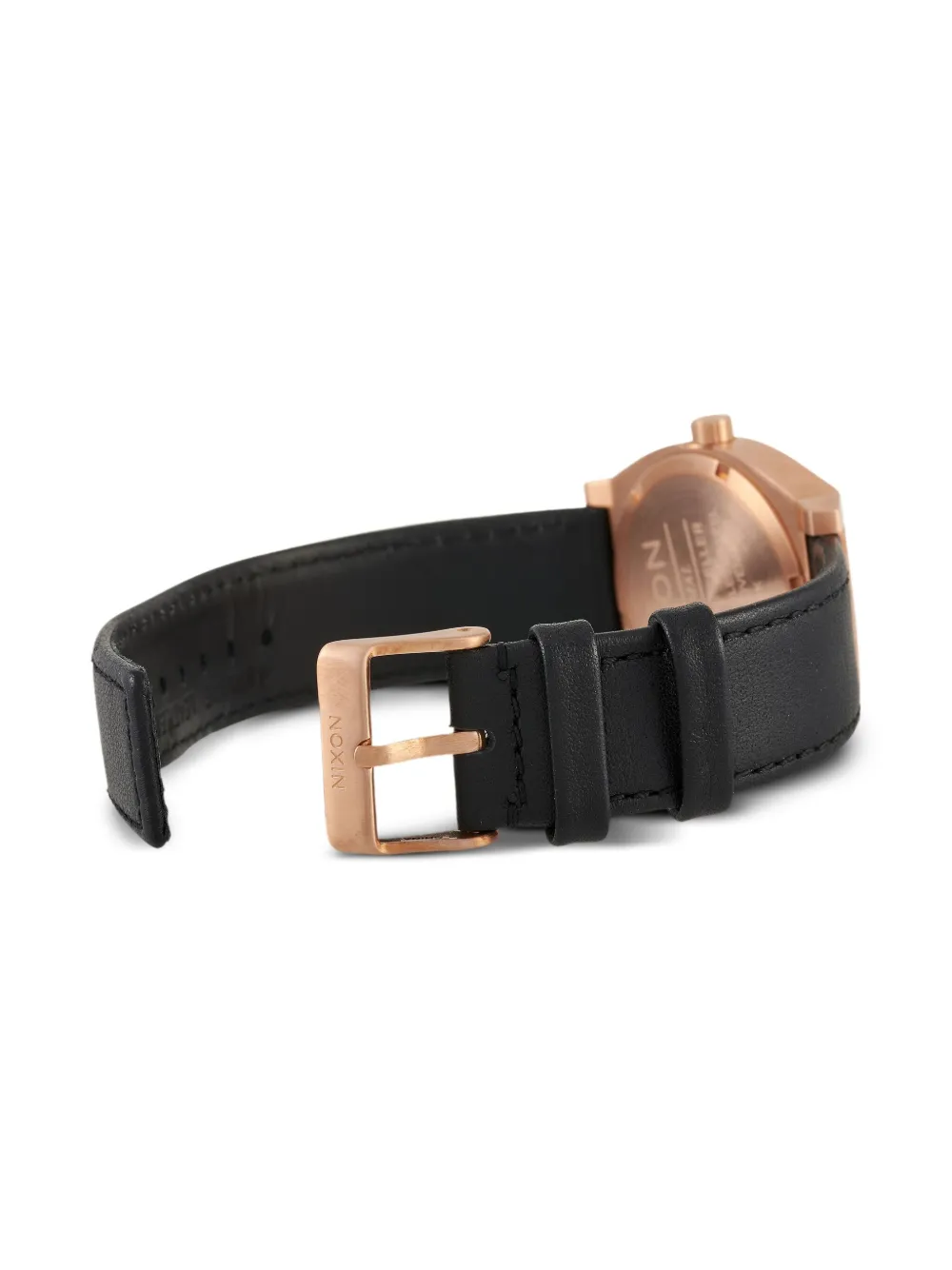 Pre-owned Nixon Time Teller 37mm In Pink