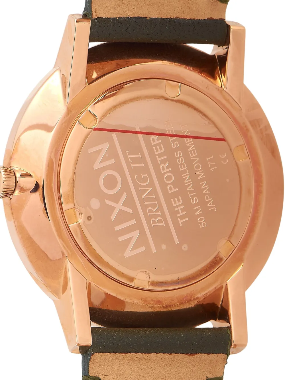 Pre-owned Nixon Porter 40mm In Black