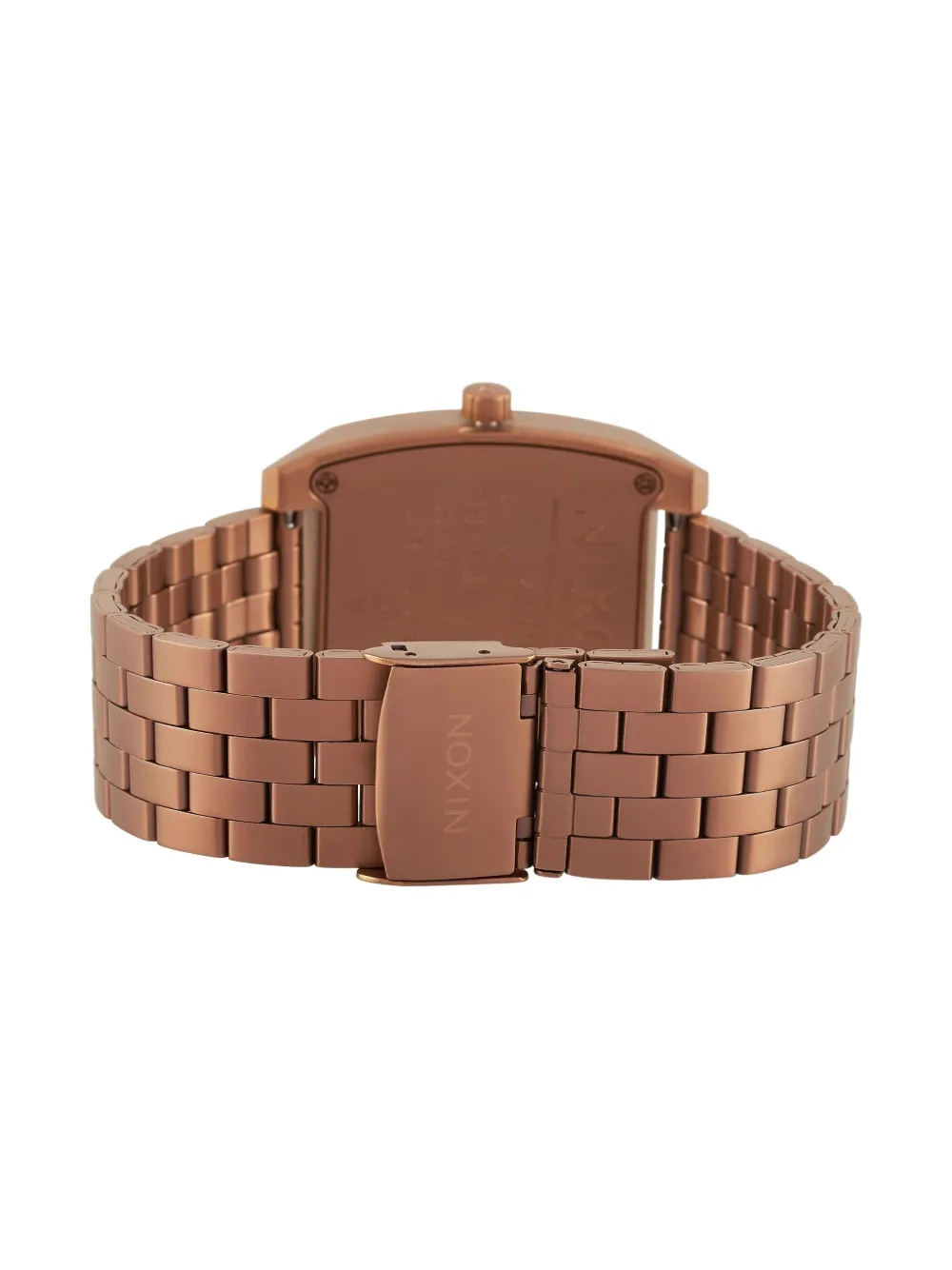 Pre-owned Nixon Time Tracker 37mm In Brown