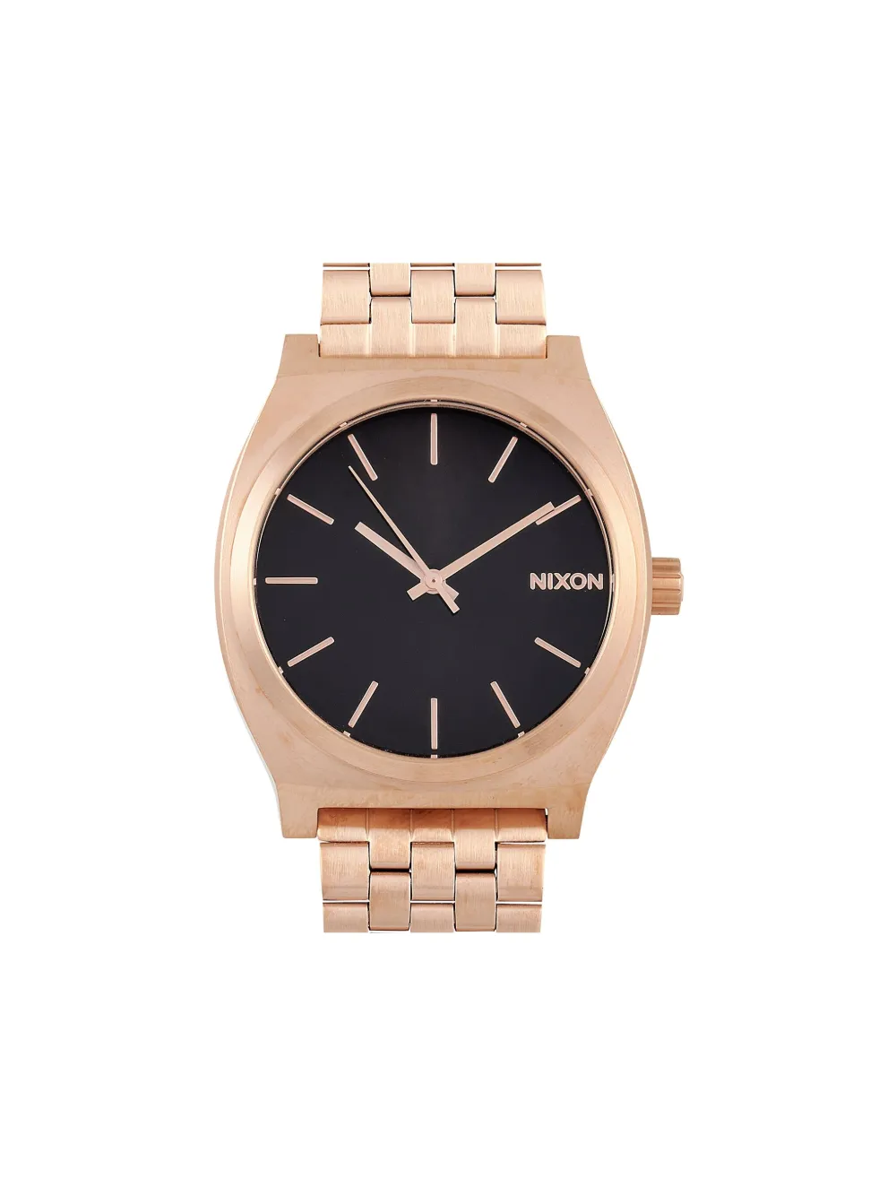 Pre-owned Nixon Time Teller 37mm In Black
