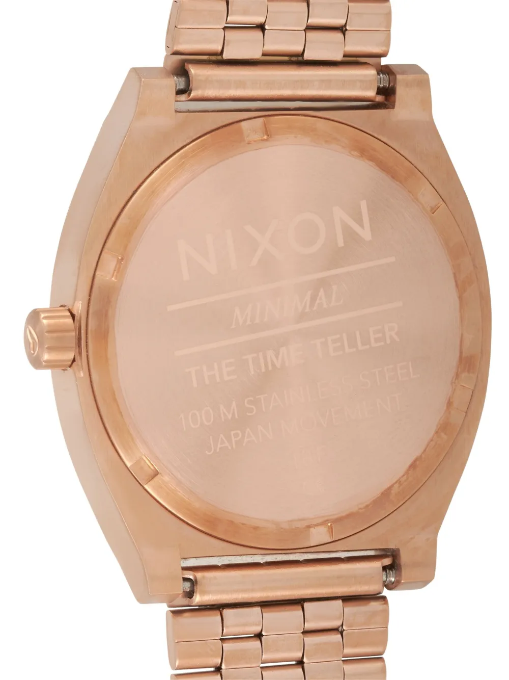 Pre-owned Nixon Time Teller 37mm In Black