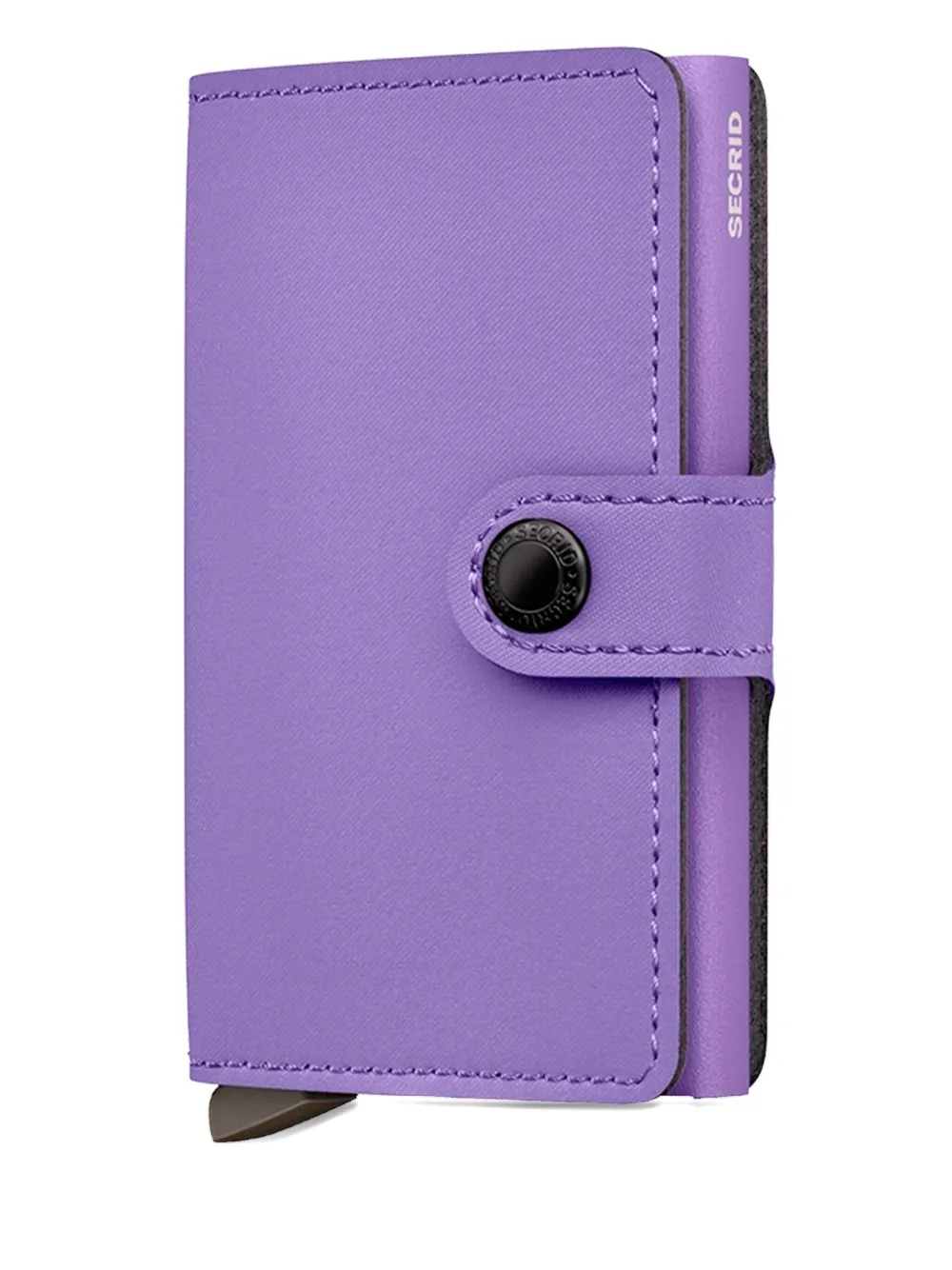 Secrid Button Mini Wallet In Purple