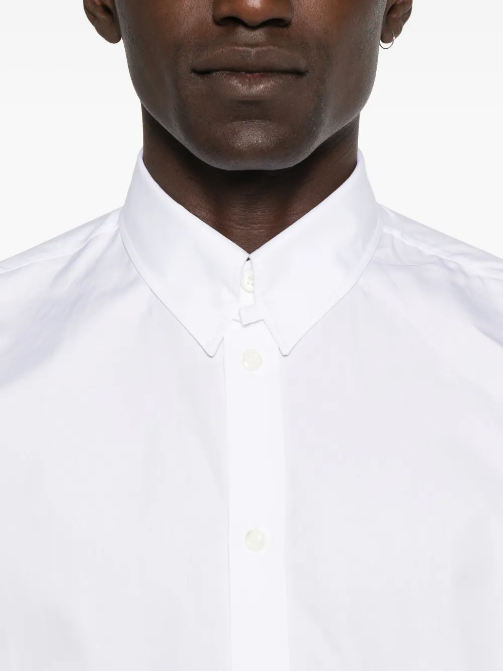 DSQUARED2 logo-detail cotton shirt Wit