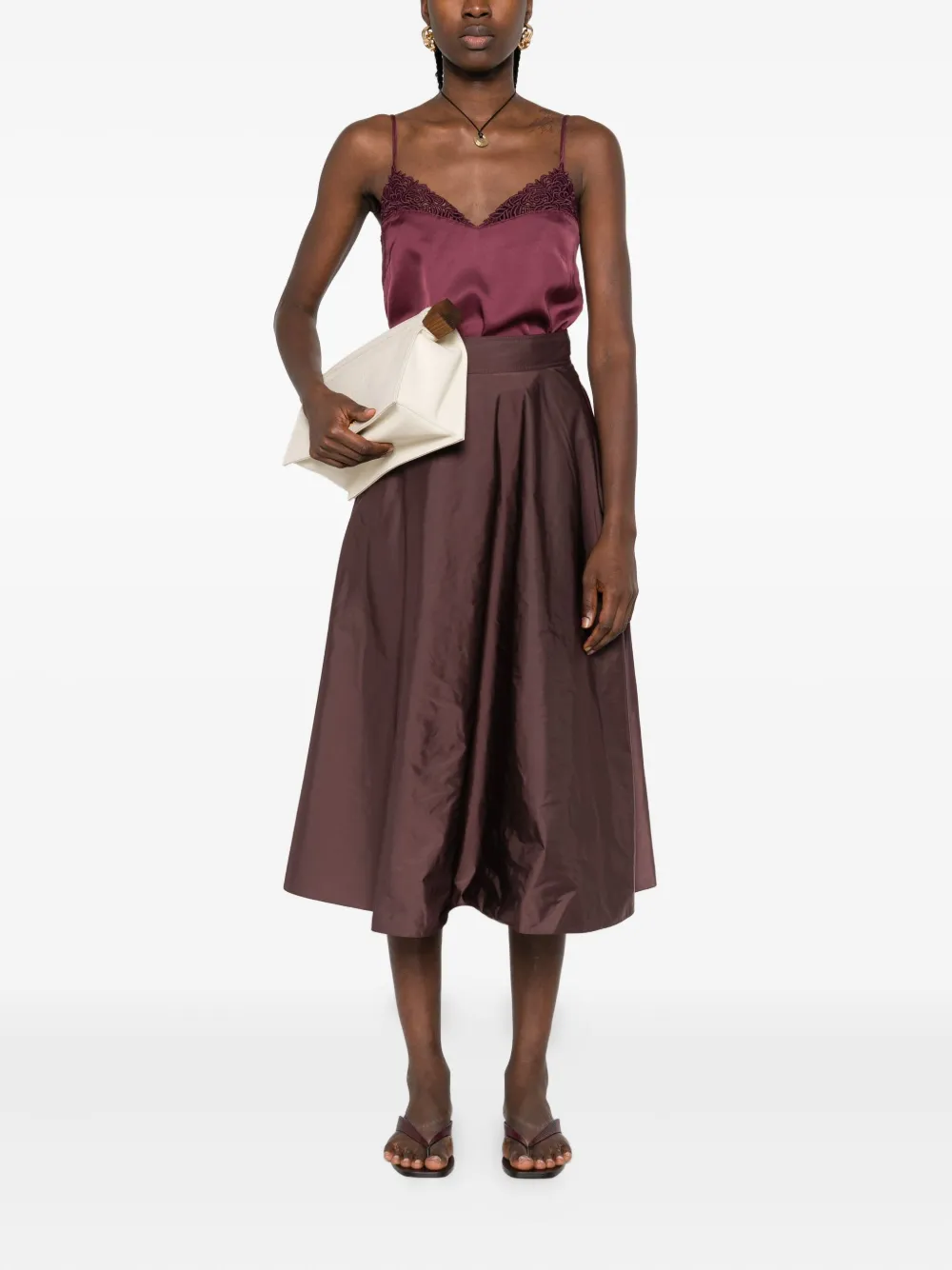 Elisabetta Franchi embellished A-line midi skirt | A-Line Skirts | Image 2