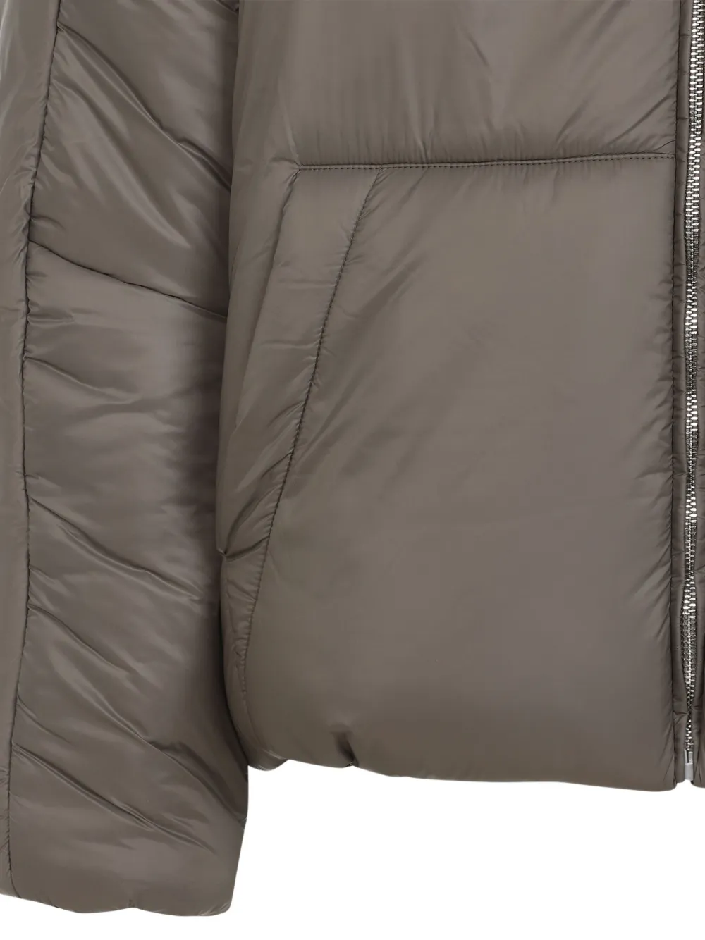 Mordecai Hooded Padded Jacket In Brown