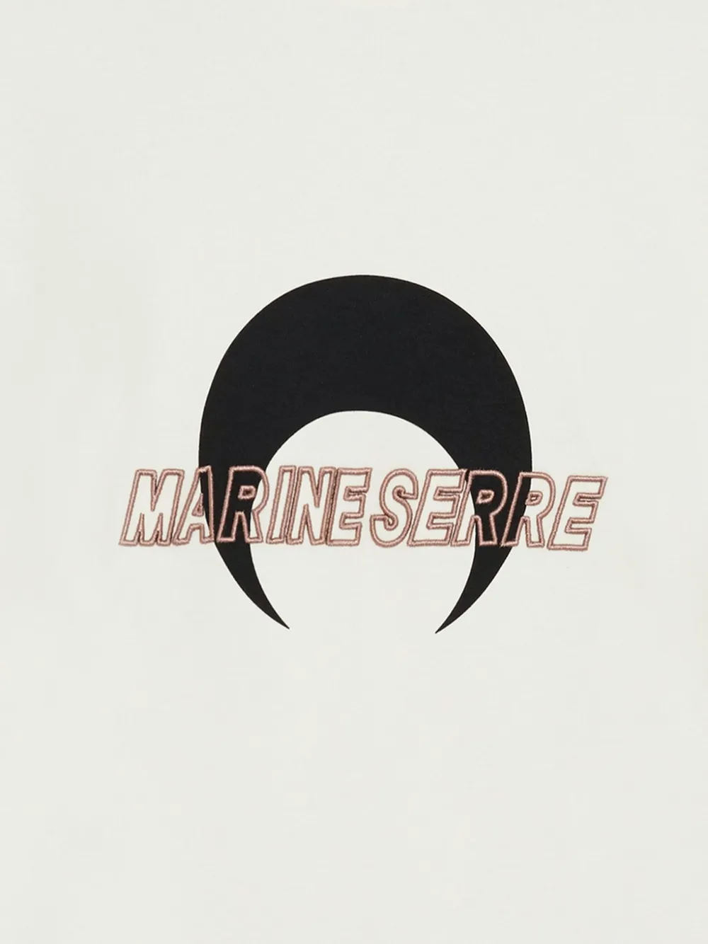 Marine Serre logo-print crew-neck T-shirt | T-Shirts | Image 2