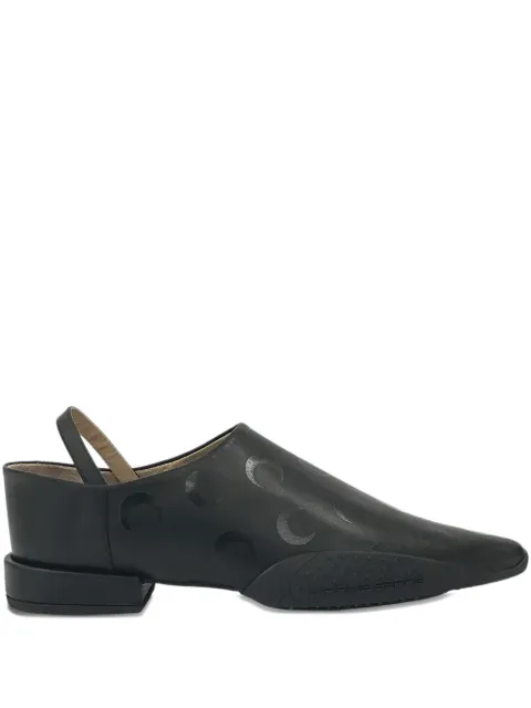 Marine Serre Babouche leather loafers