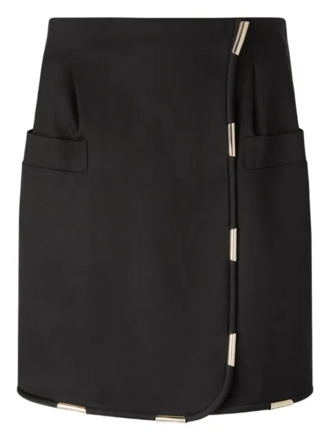 Genny contrasting-trim miniskirt