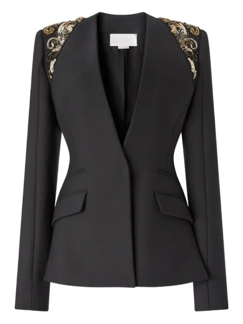 Genny embellished-shoulder jacket
