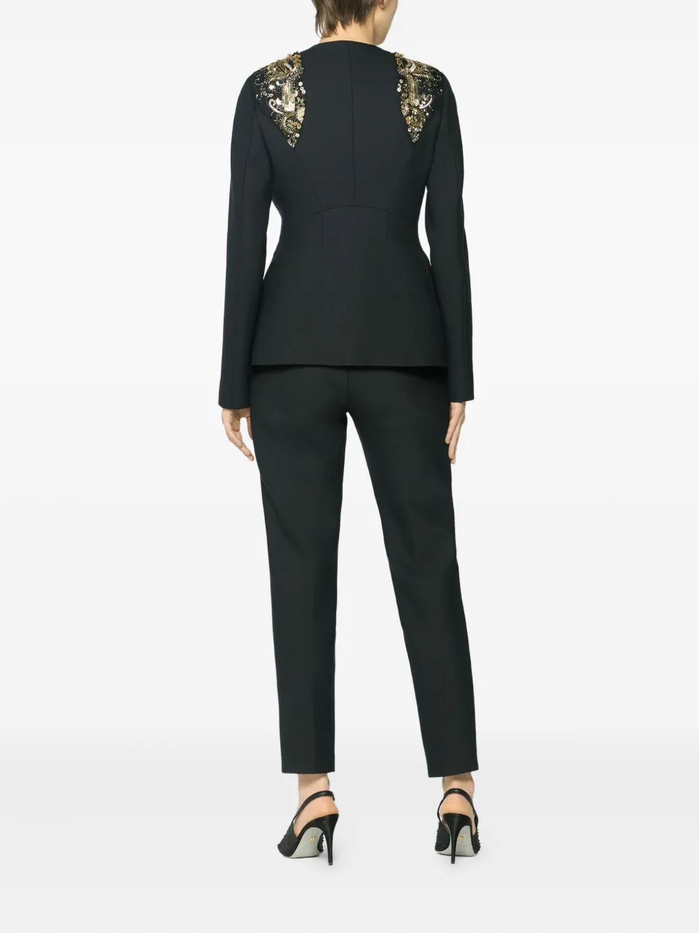 Genny Jack met verfraaide schouders Zwart