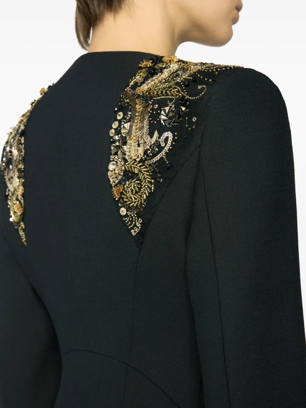 Genny Jack met verfraaide schouders Zwart