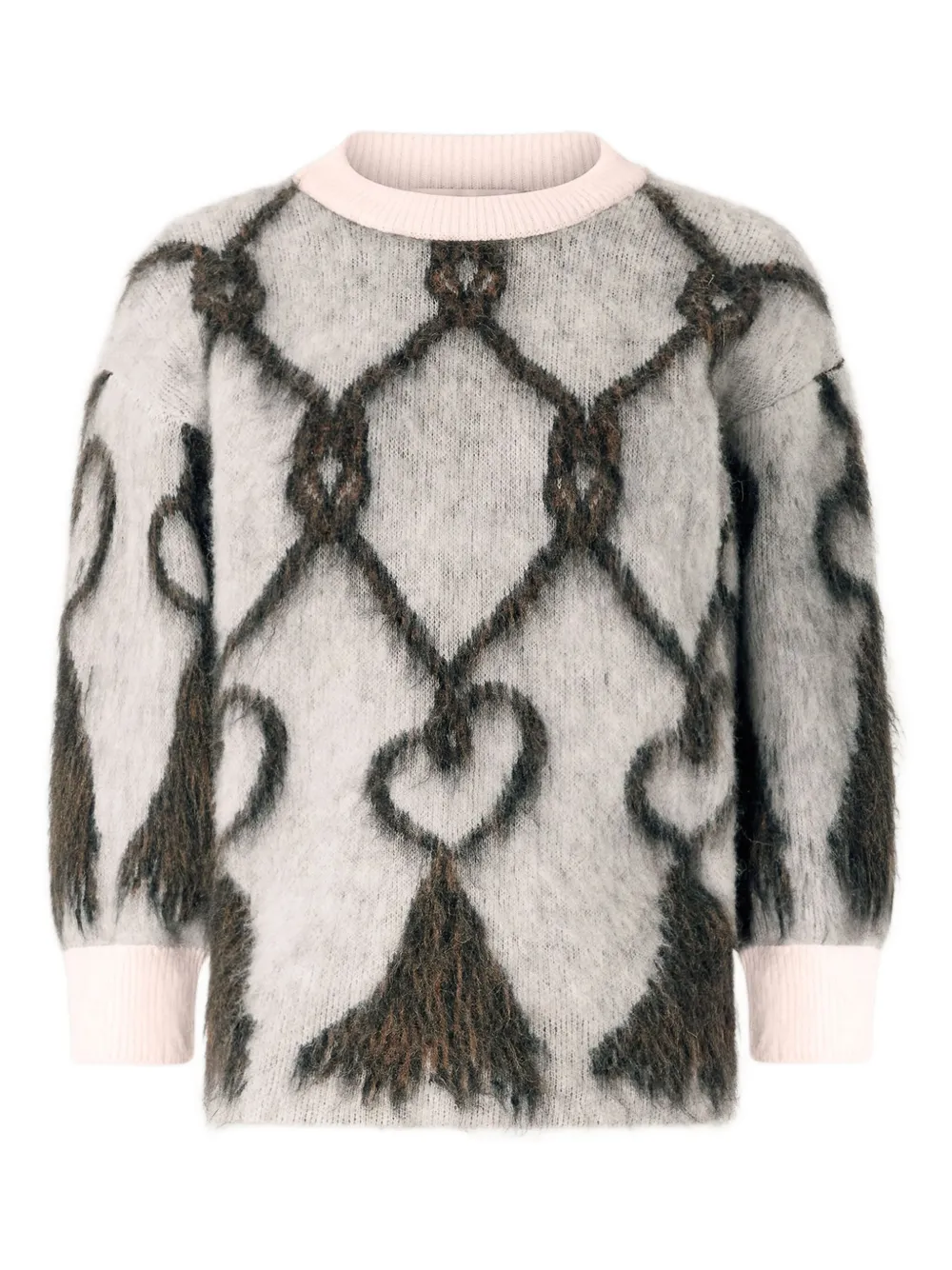 Genny patterned sweater | Neutrals | Image 1