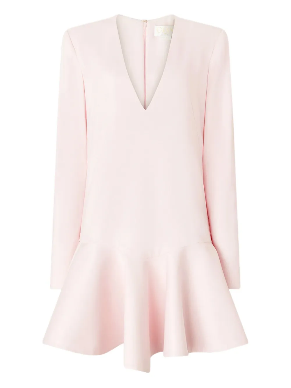 Genny v-neck peplum dress | Pink | Image 1