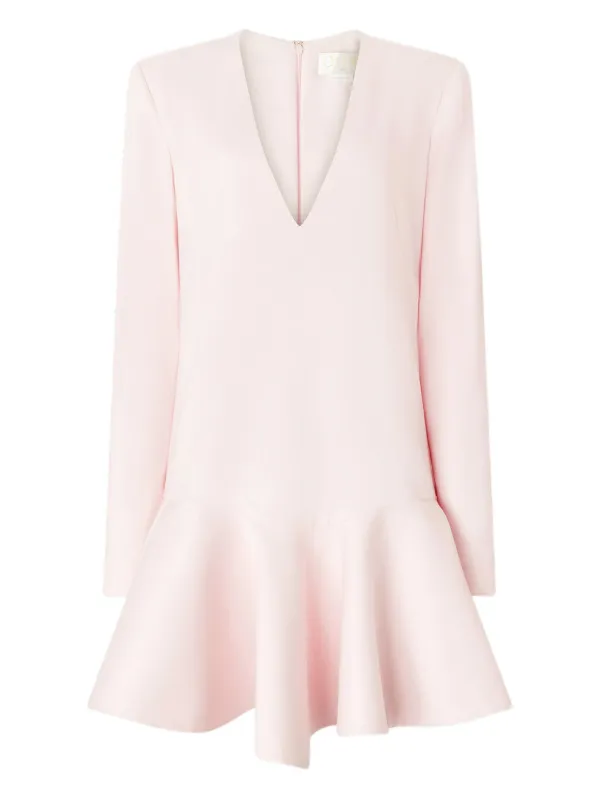 open lace back dress Solid Light Purple Satin Classic Long Dress