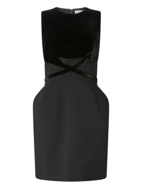 Genny vestido corto de terciopelo