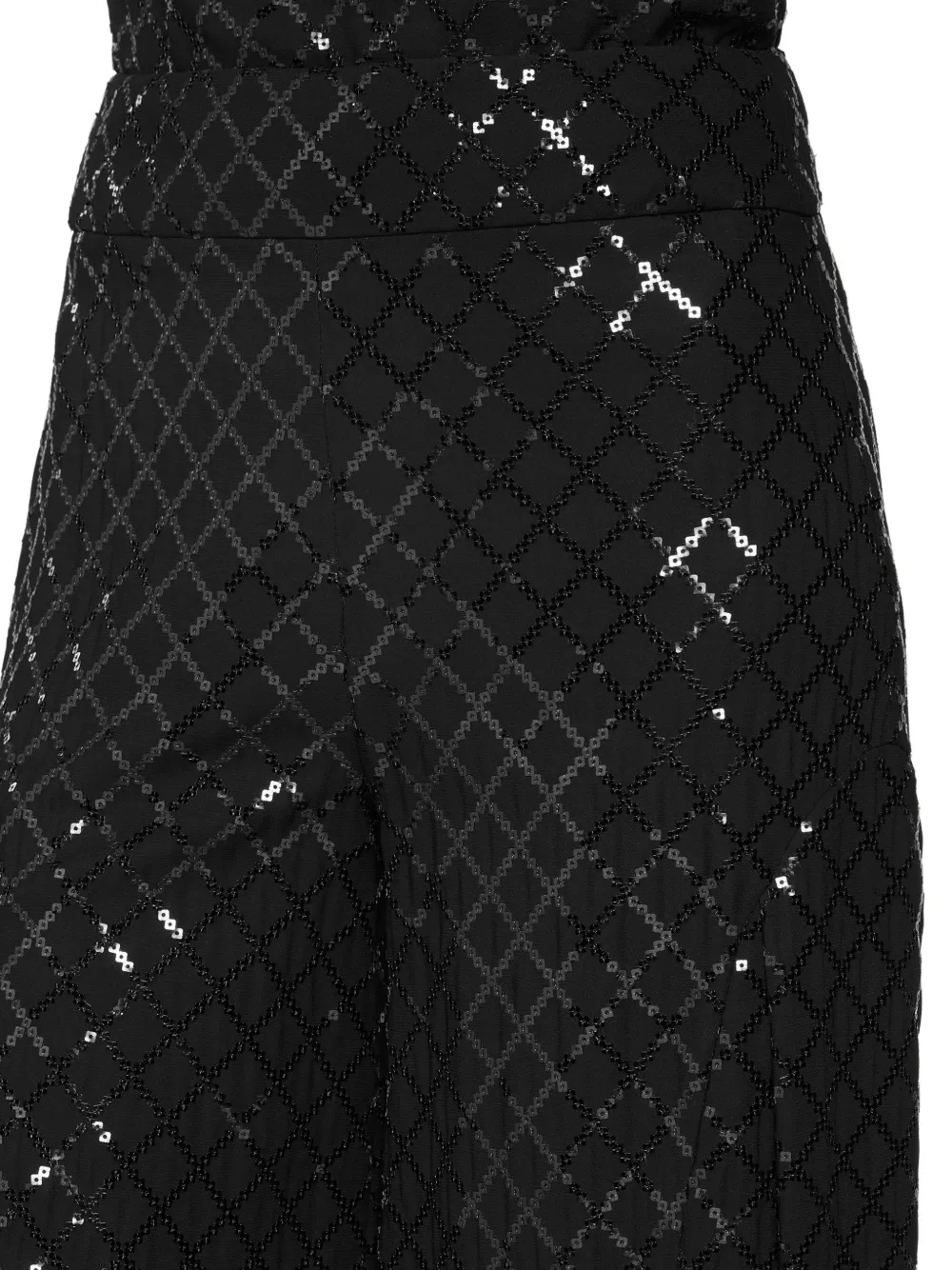 Genny Broek verfraaid met pailletten Zwart