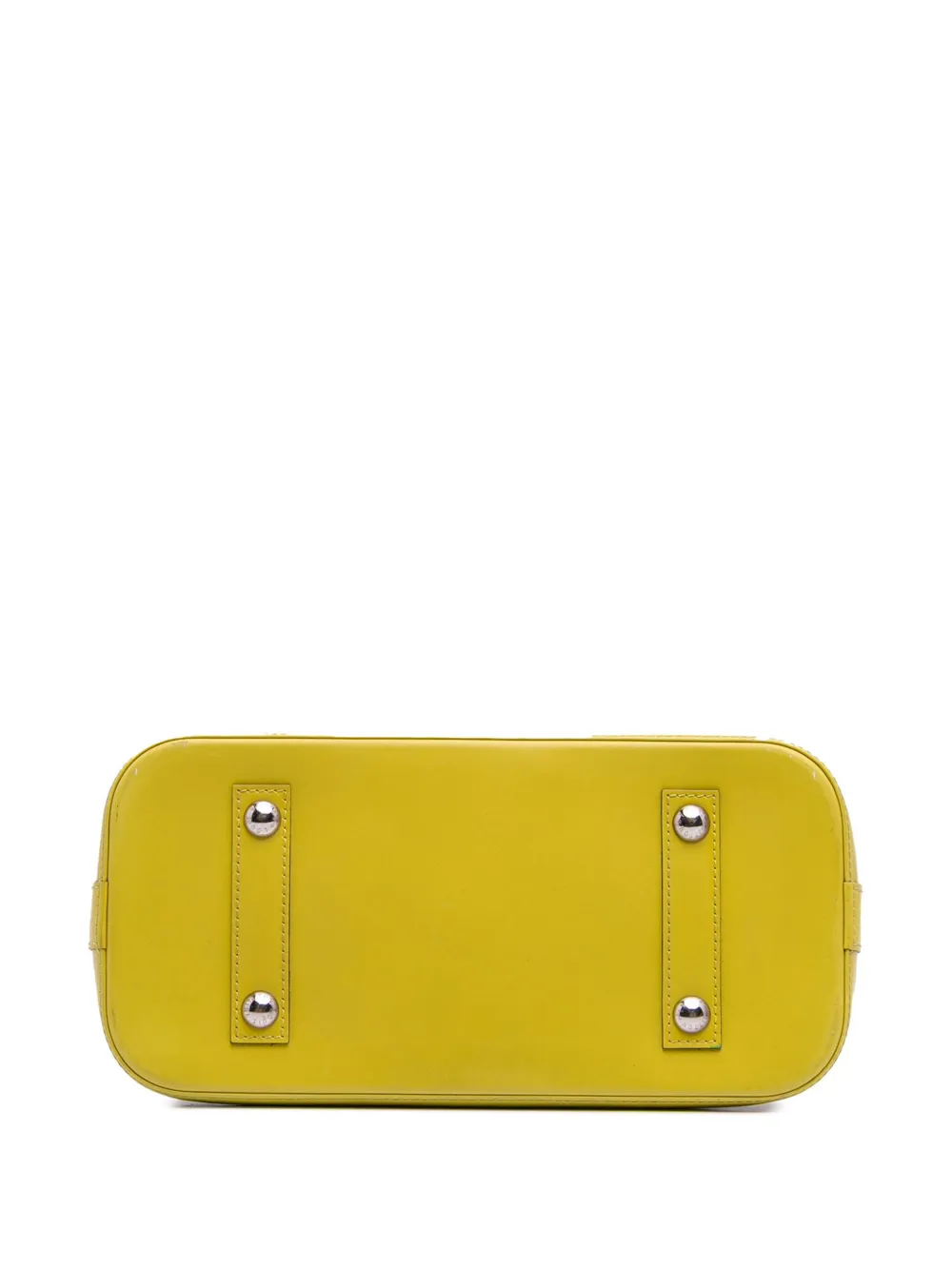 Pre-owned Louis Vuitton 2013 Epi Alma Pm Handbag In Yellow
