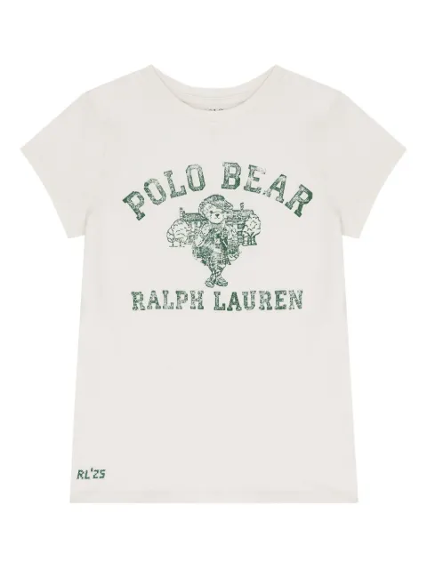 POLO RALPH LAUREN KIDS футболка с графичным принтом