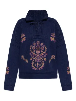 エトロ ETRO コットン ロゴ ニット トップス セーター 50 三越伊勢丹 | ETRO/エトロ_Women通販 | トップス | レディース