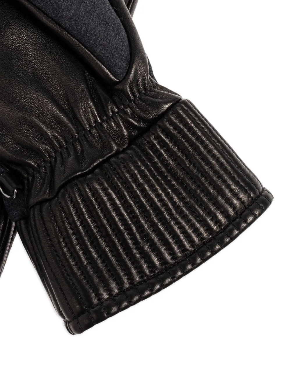 Giorgio Armani Handschoenen met logopatch Zwart