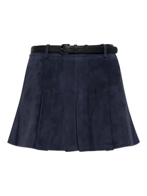 Self-Portrait pleated mini skirt