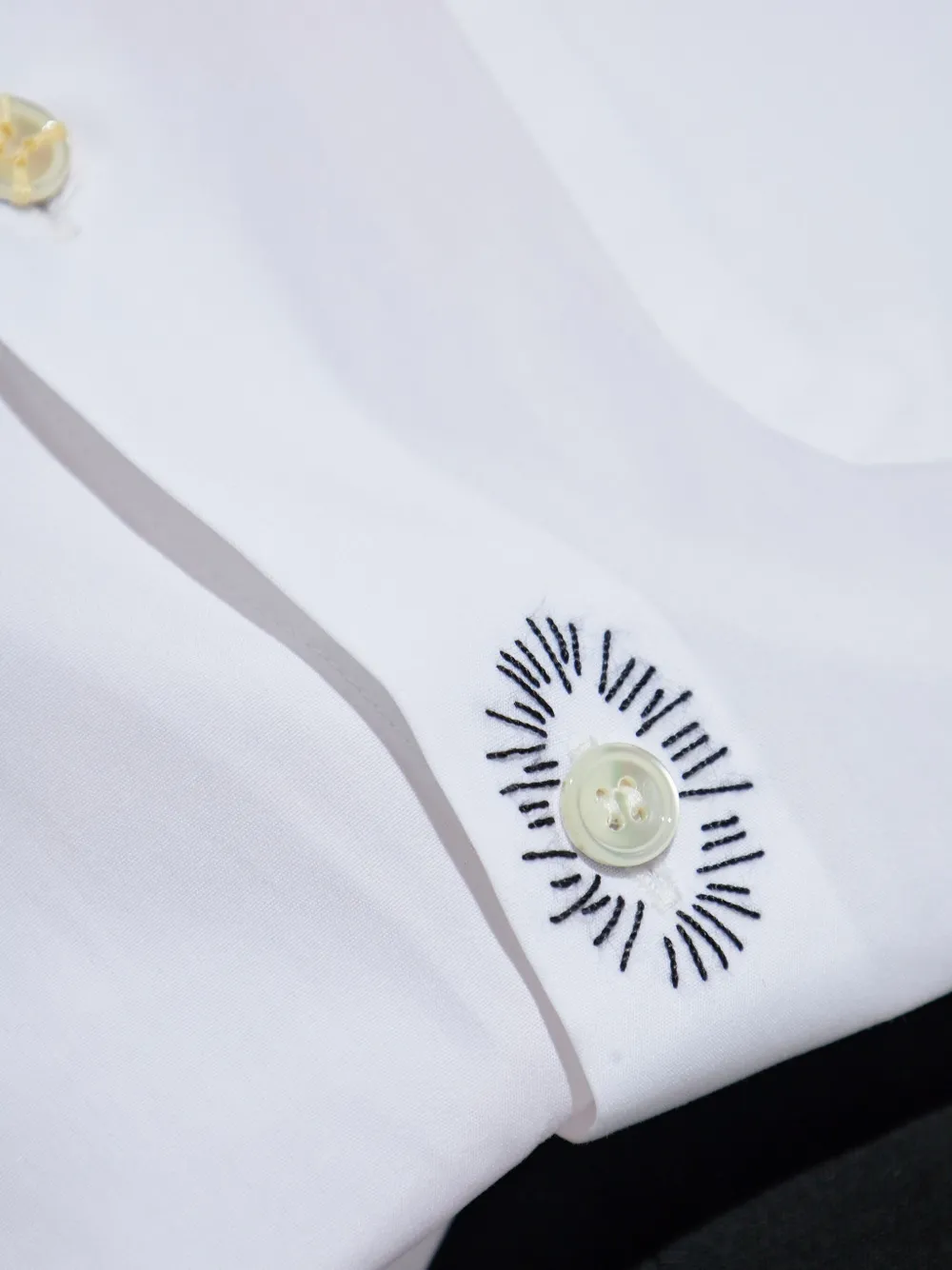 Marni Katoenen blouse met geborduurd detail Wit