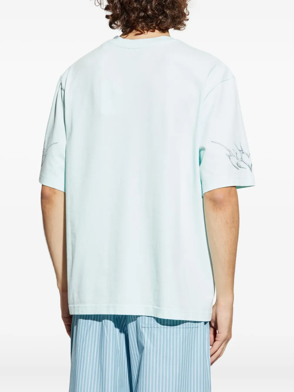 Casablanca T-shirt met print Blauw