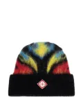 Casablanca flame-motif beanie hat - Black