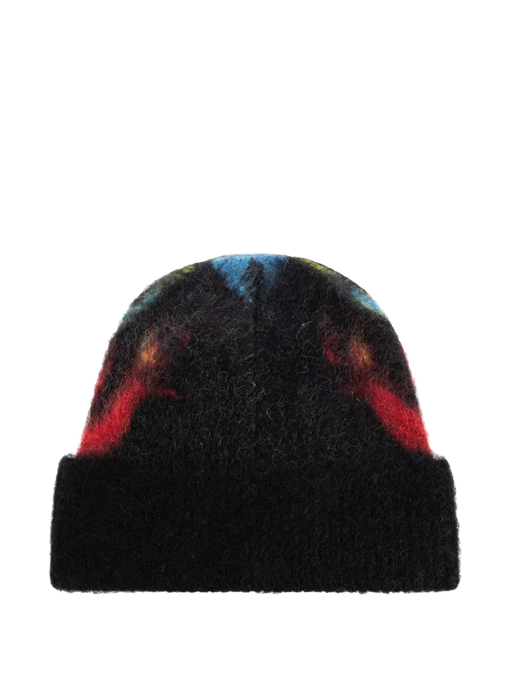 Casablanca flame-motif beanie hat Zwart