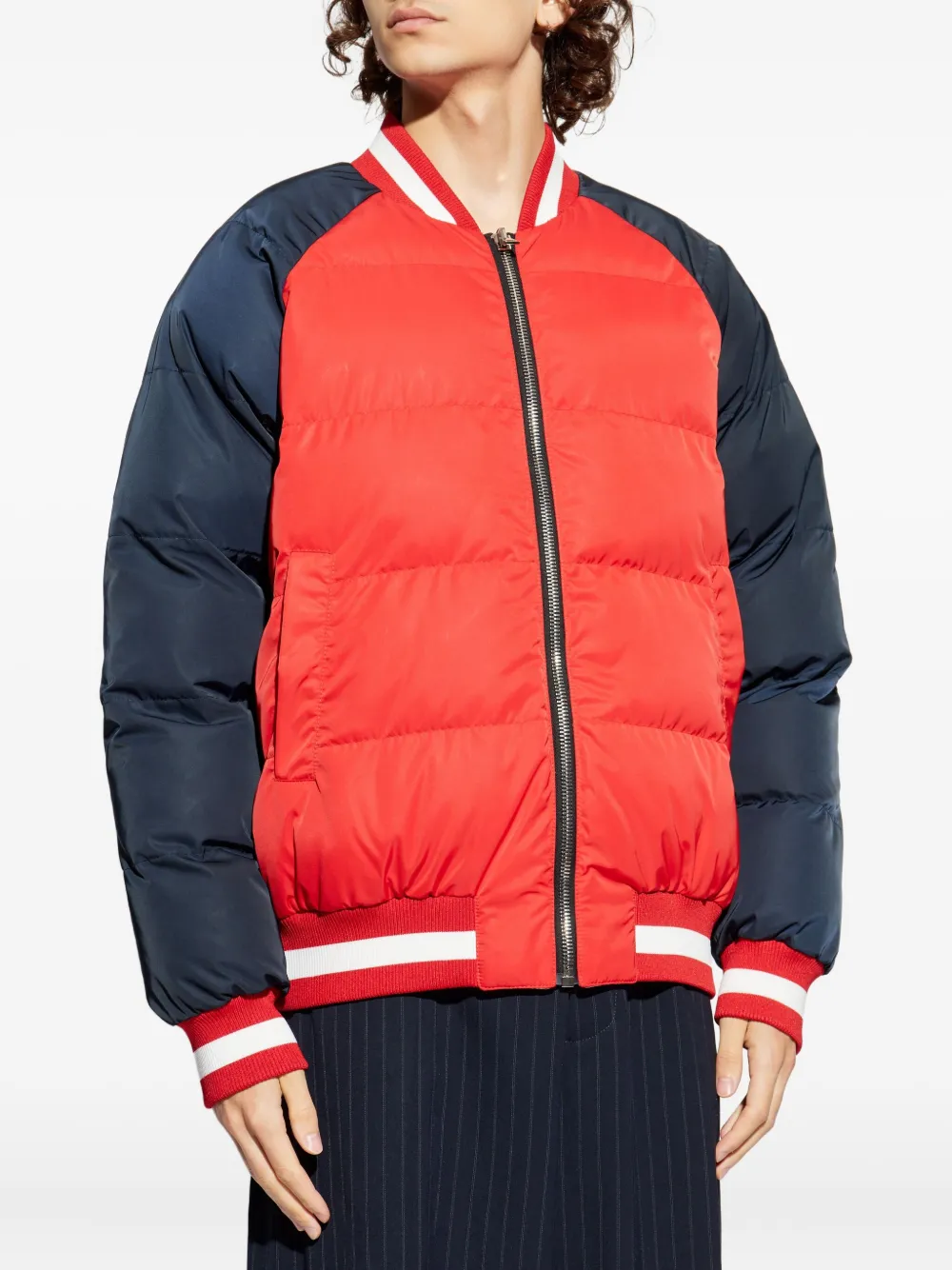 Balmain Omkeerbaar gewatteerd jack Rood