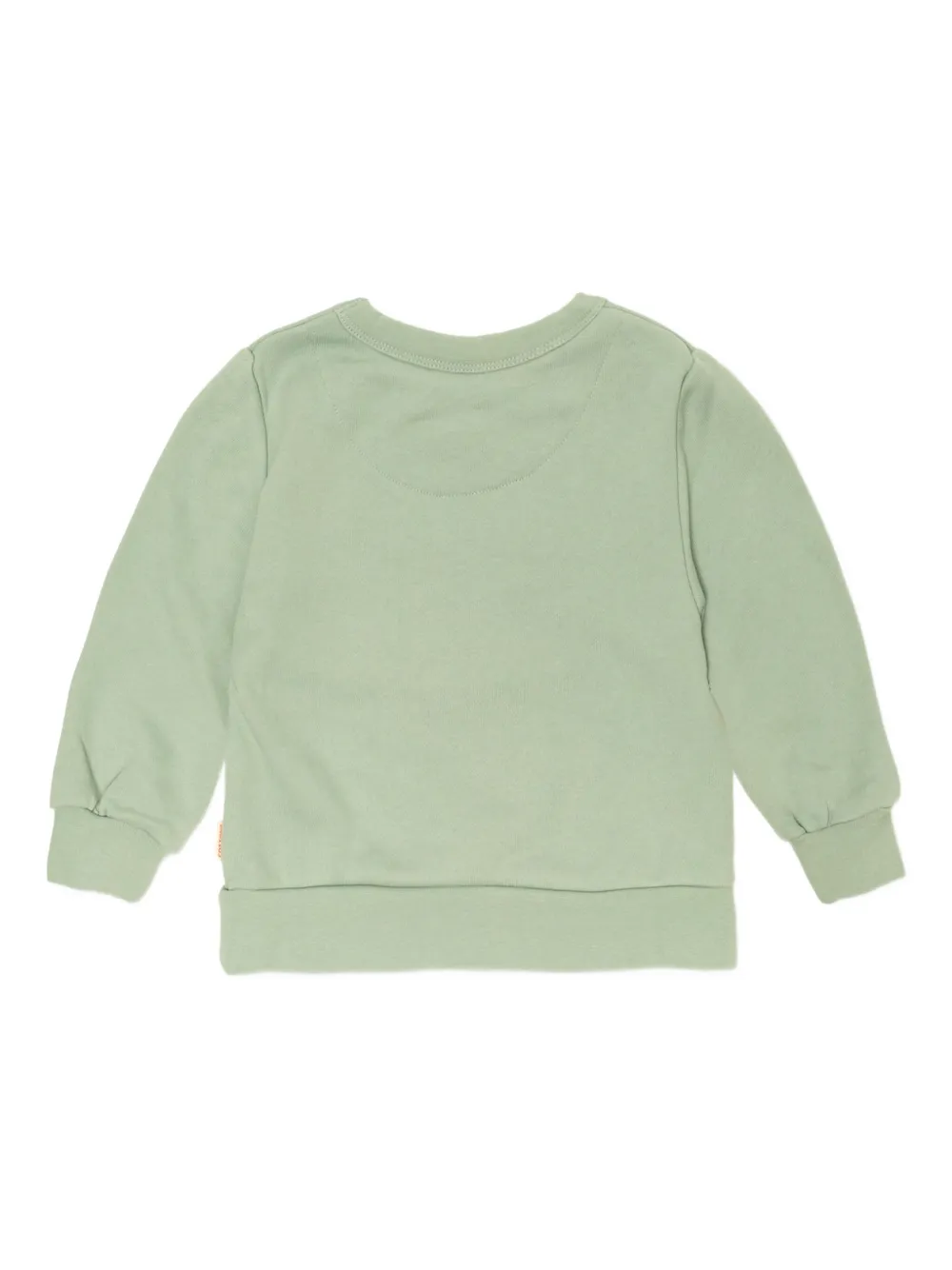 Tiny Cottons Sweater met schoenprint van biologisch katoen Groen