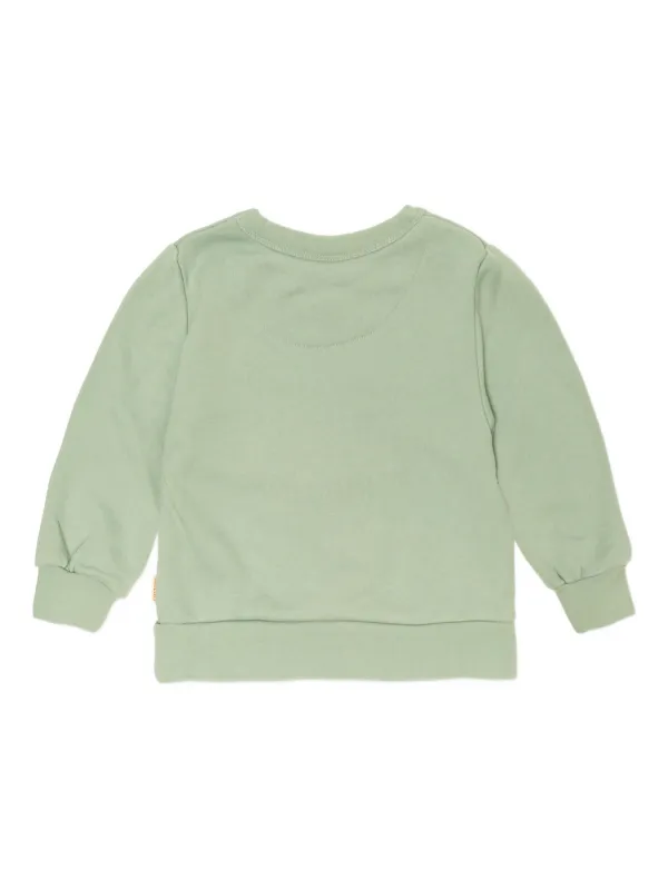 Tiny Cottons Felpa In Cotone Biologico Con Stampa Verde