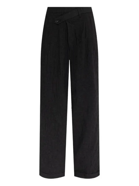 R13 dropped-crotch trousers