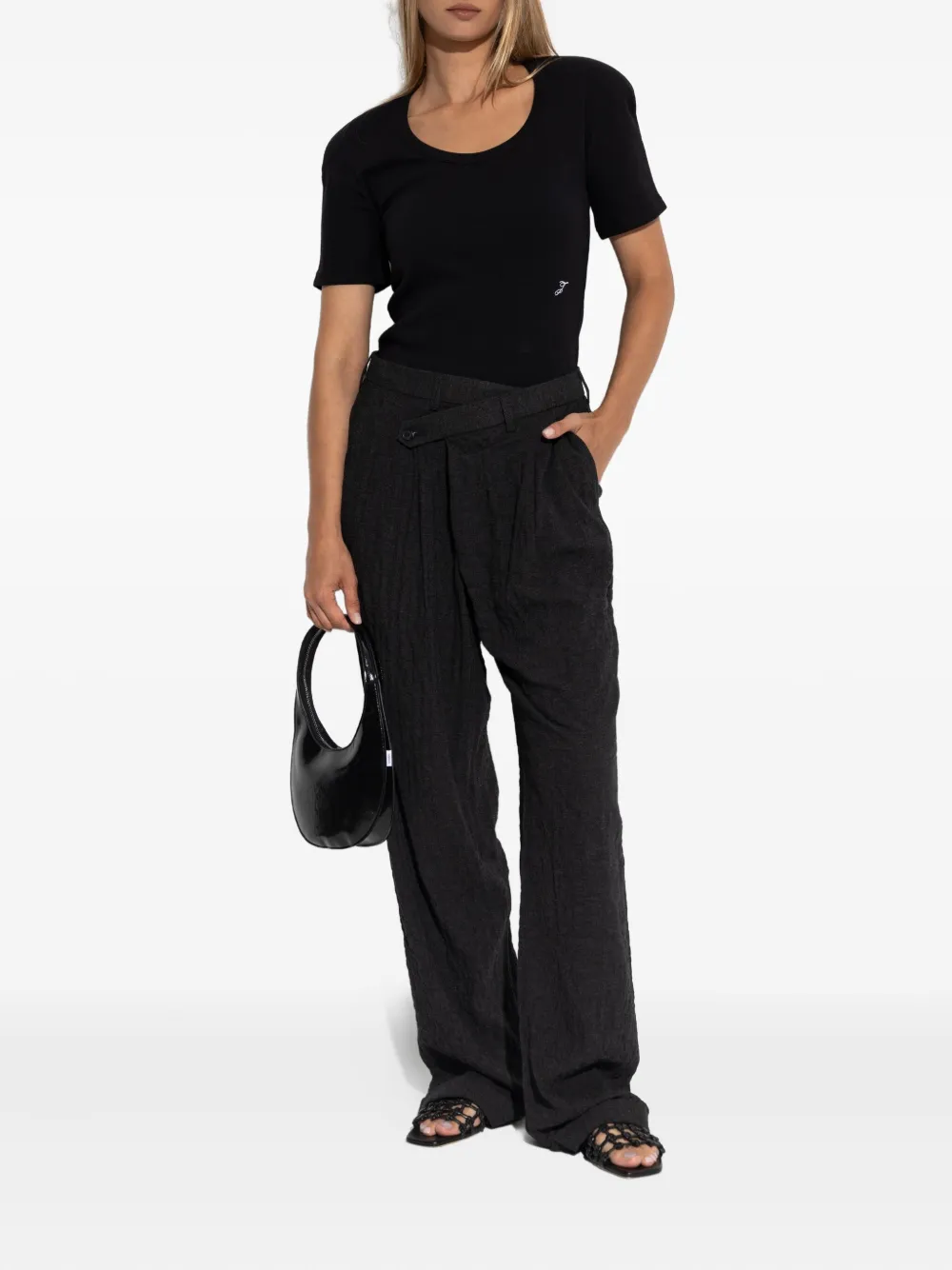 R13 Broek met verlaagd kruis - Grijs