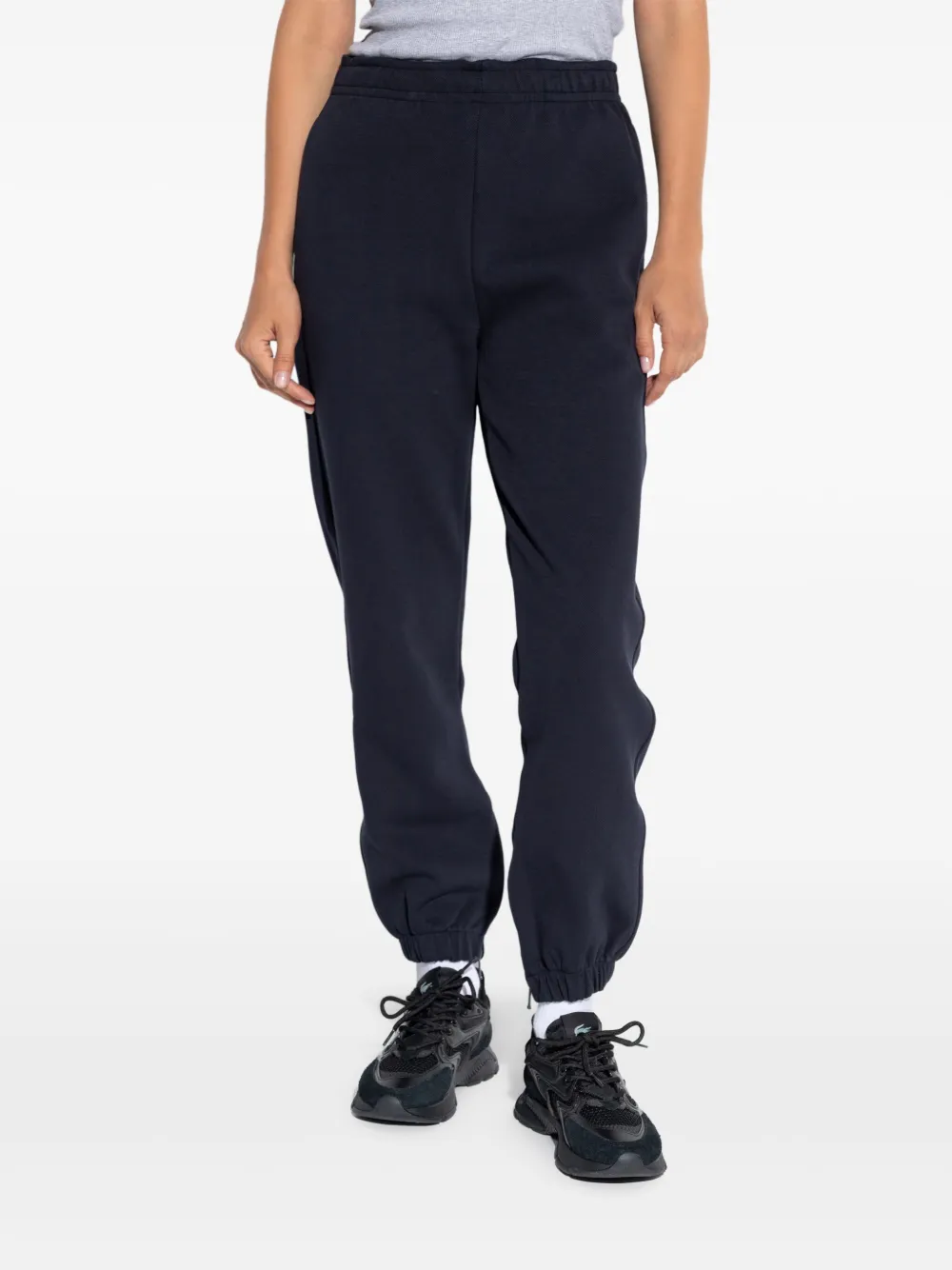 Lacoste Trainingsbroek met elastische cuffs Blauw