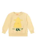 Tiny Cottons Hello character-print sweatshirt - Neutrals