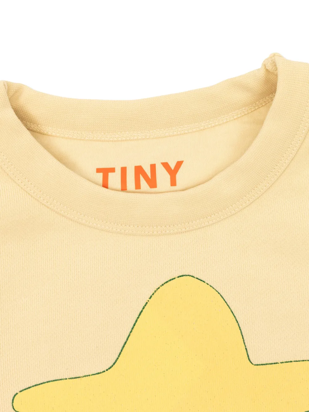 Tiny Cottons Hello sweater met print Beige