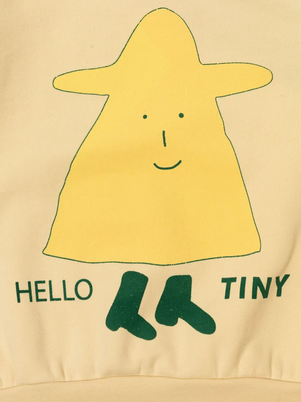 Tiny Cottons Hello sweater met print Beige