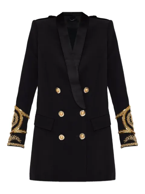 Balmain embellished double-breasted dress